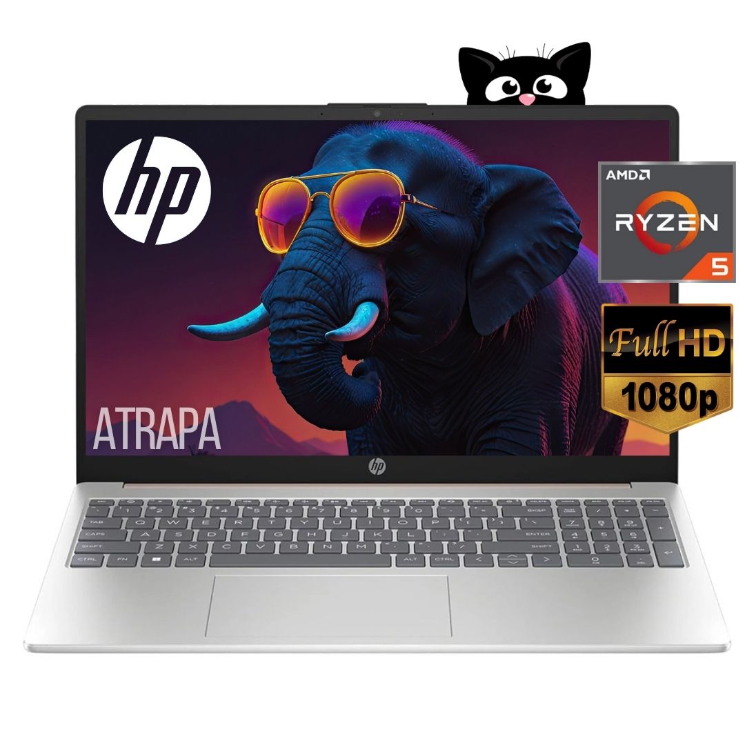 Notebook HP Ryzen 5 7520U (DDR5/SSD) FHD 15-FC37